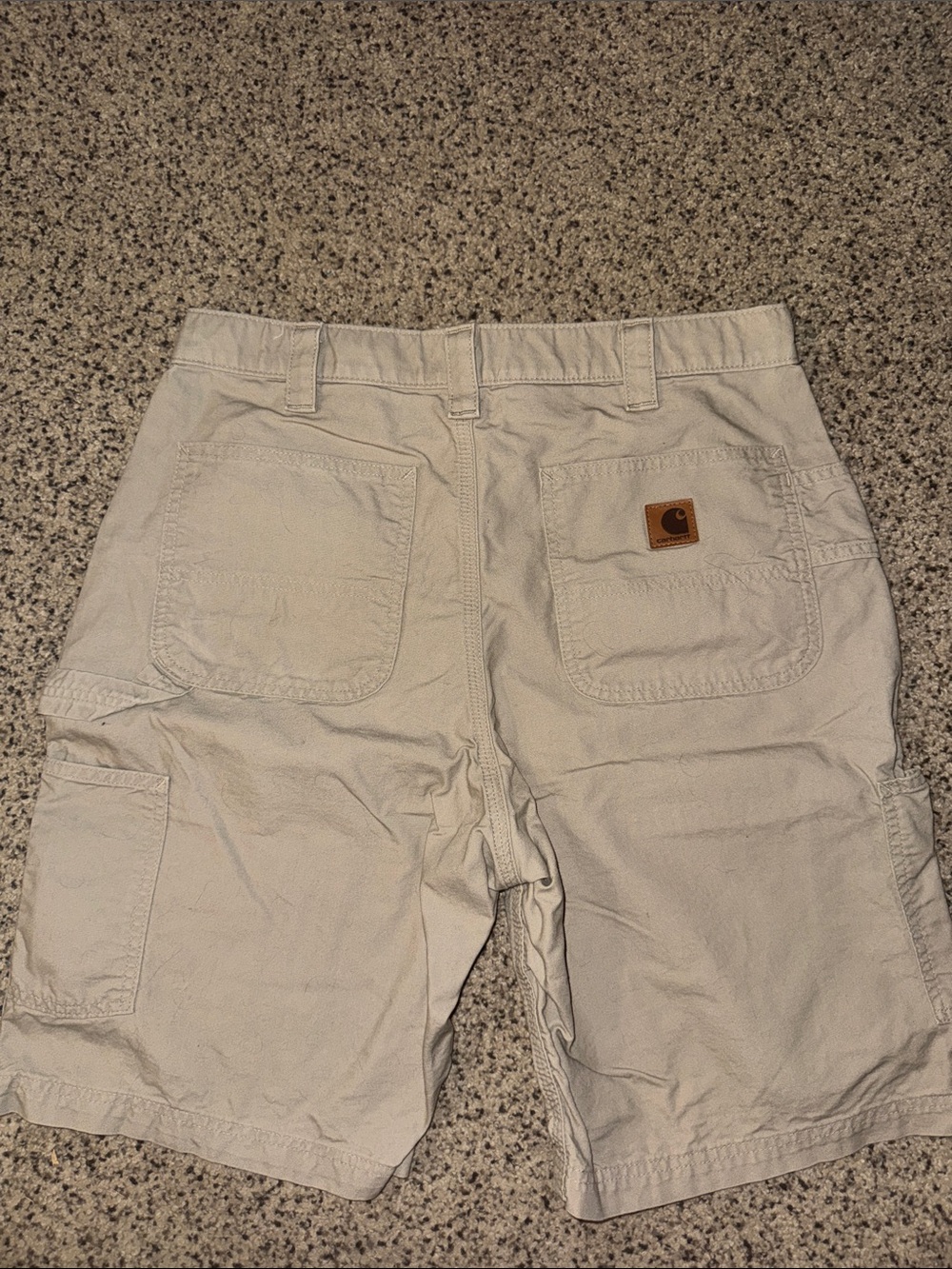 Carhartt Men’s Light Khaki Cargo Work Shorts